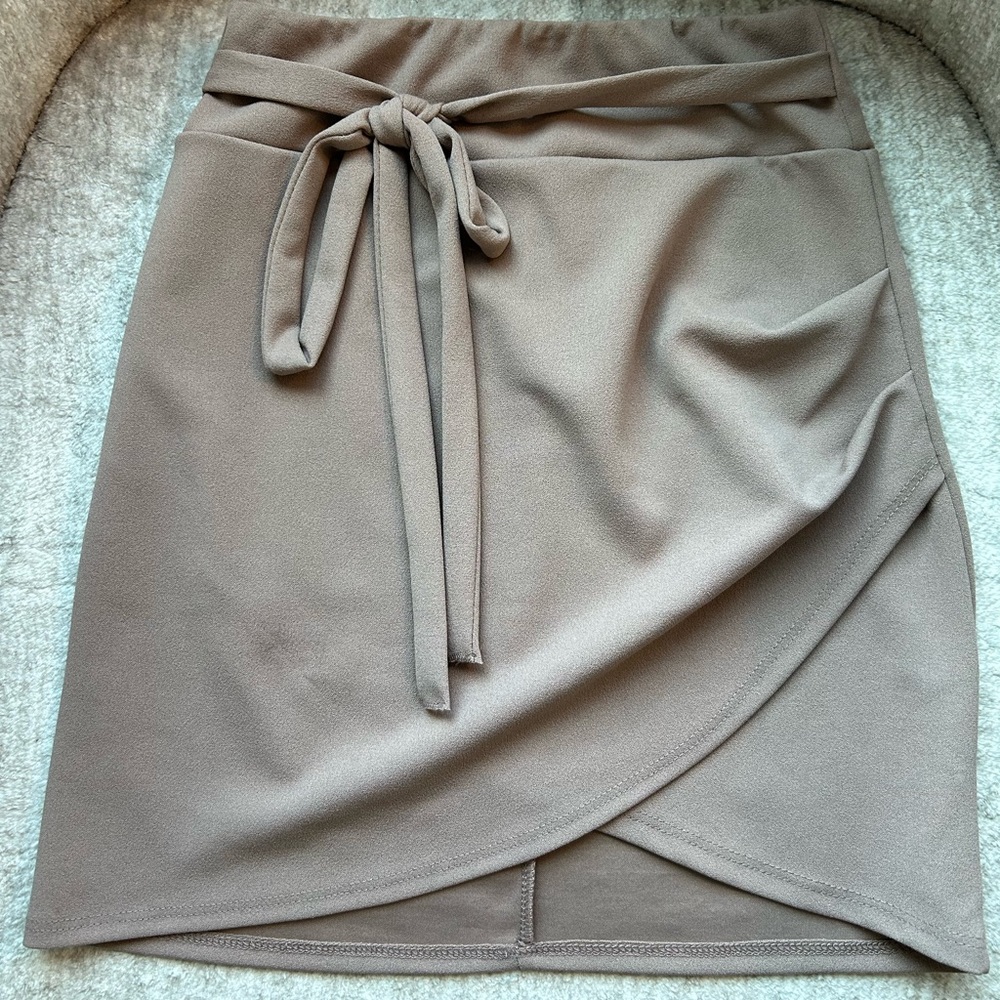 Women’s high rise Blue Blush mini skirt